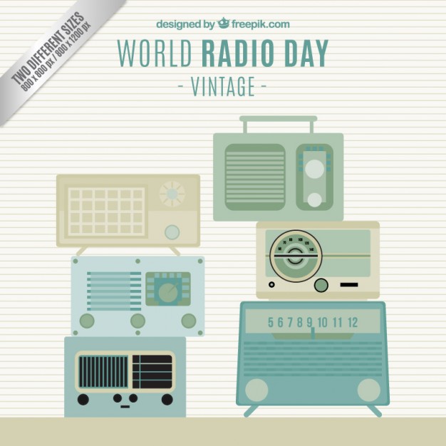 World Radio Day Vintage