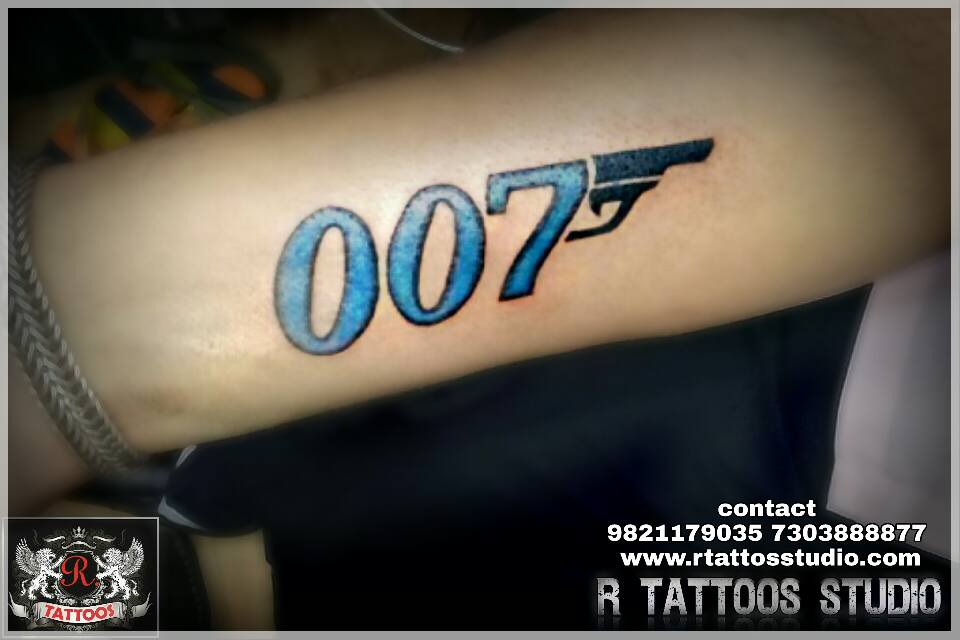 007 james bond tattoos