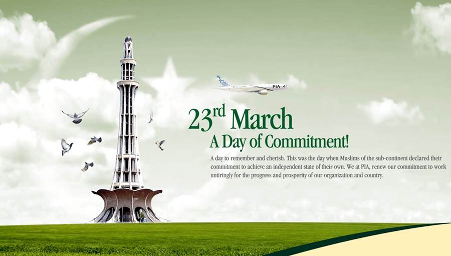 23rd March A Day Of Commitment Pakistan Day