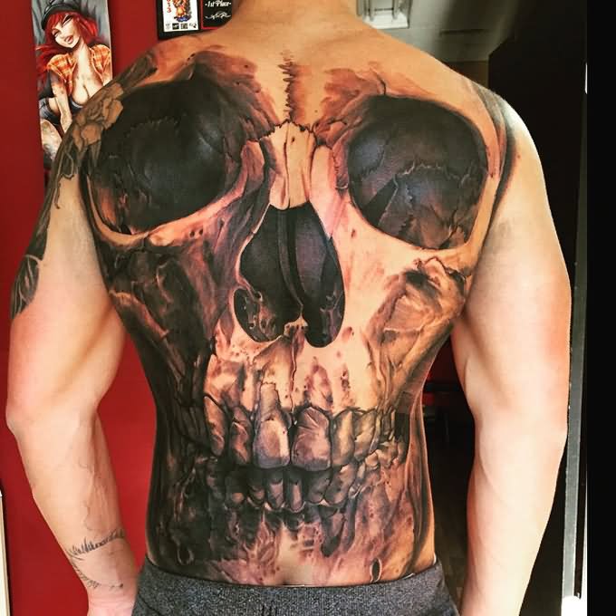 27+ Amazing 3D Skull Tattoos Ideas For Men