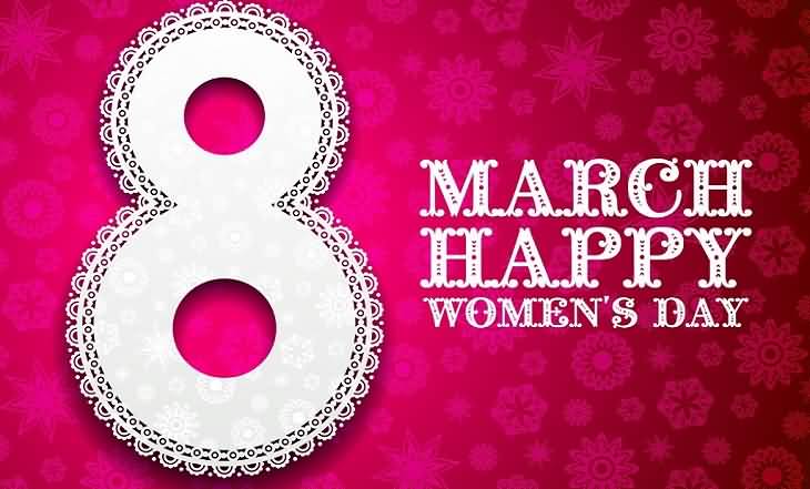 8 March Happy Women's Day Card