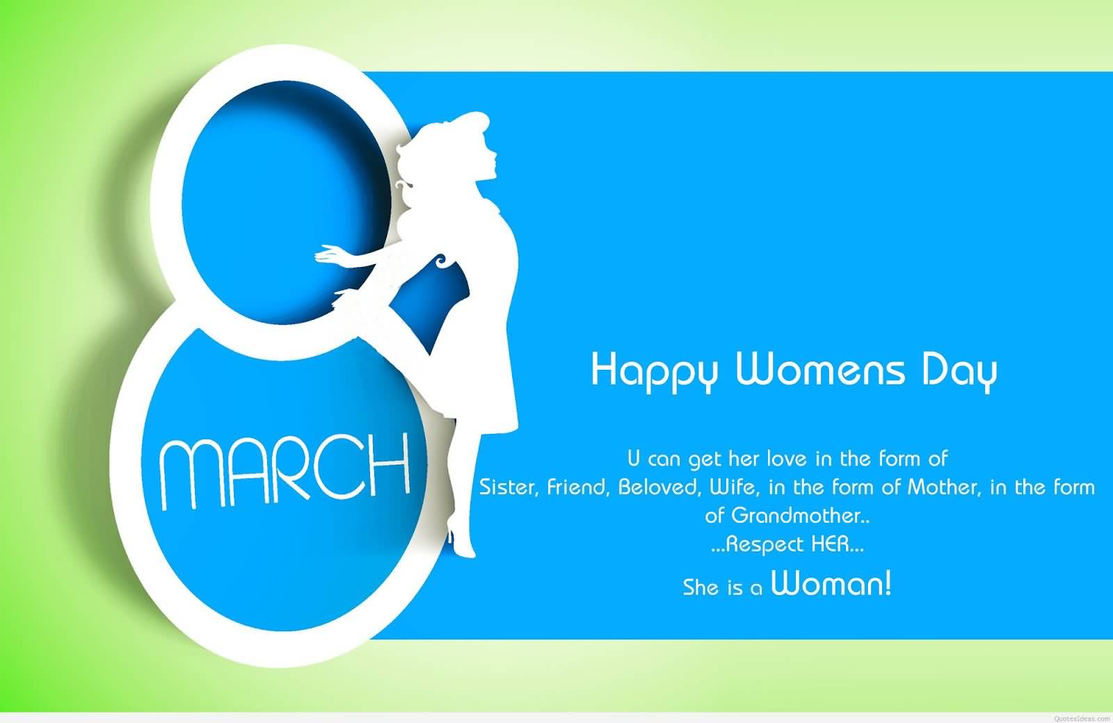 8 March Happy Women’s Day Card