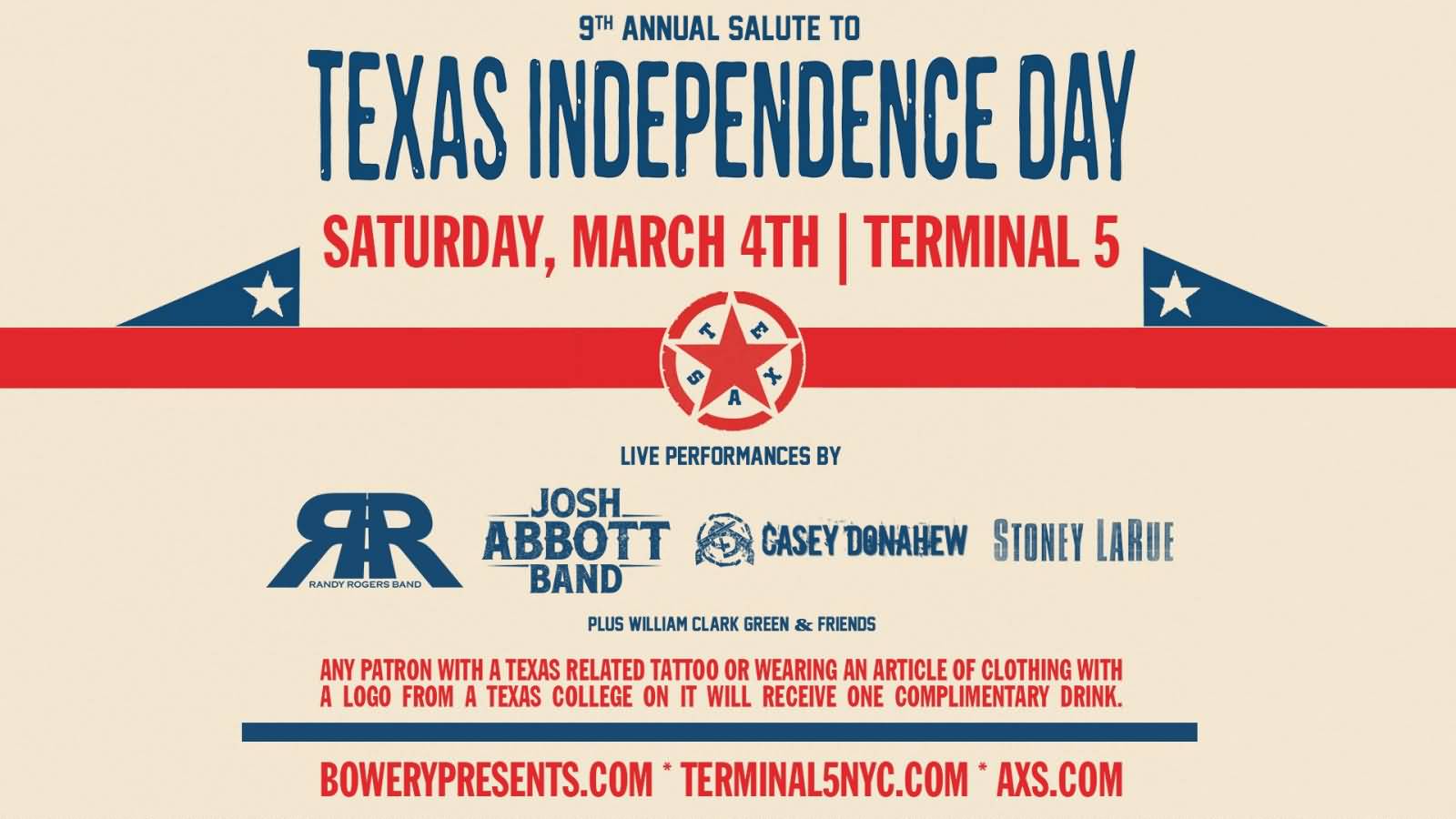 9th Annual Salute To Texas Independence Day
