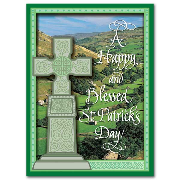 A Happy And Blessed Saint Patrick's Day Greeting Card