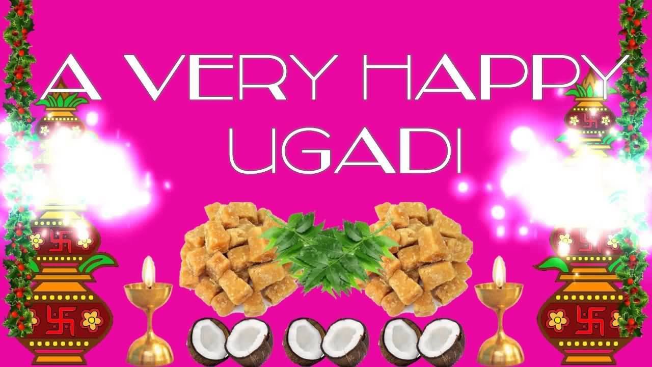 A Very Happy Ugadi Greeting Card