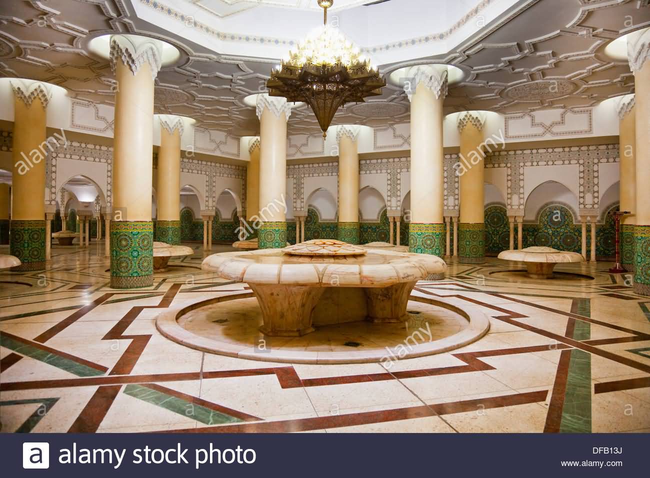 Ablution Fountains And Basins Of The Hassan II Mosque