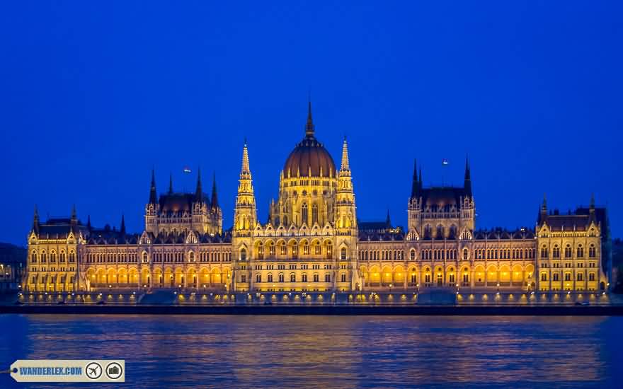Adorable View Of The Hungarian Parliament Building