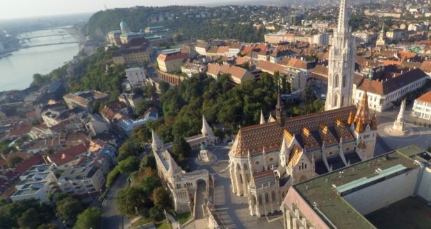 Aerial View Of The Buda Castle