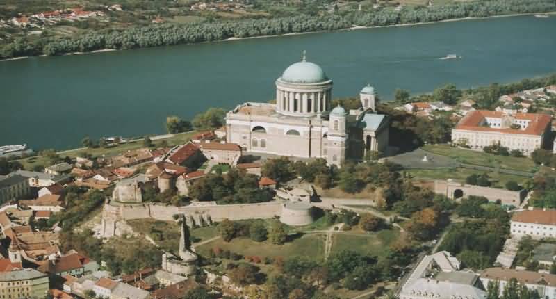 Aerial View Of The Esztergom Basilica