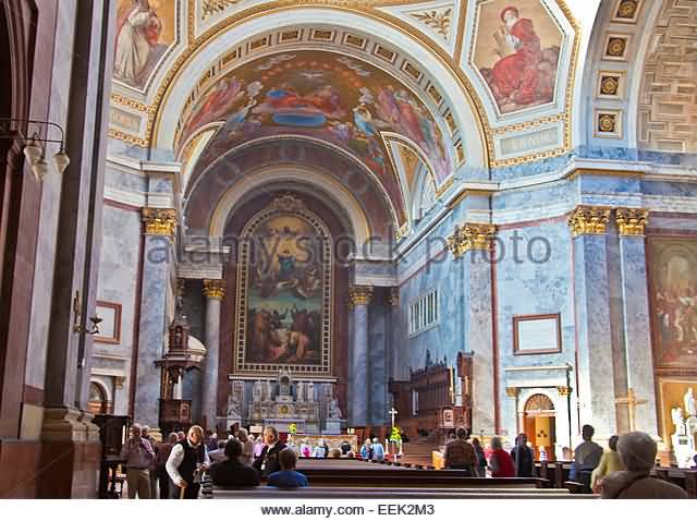 Altar Inside The Esztergom Basilica (2)