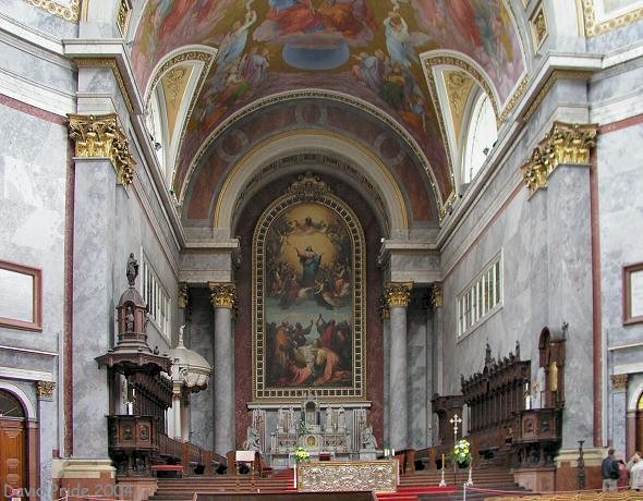 Altar Piece Inside The Esztergom Basilica
