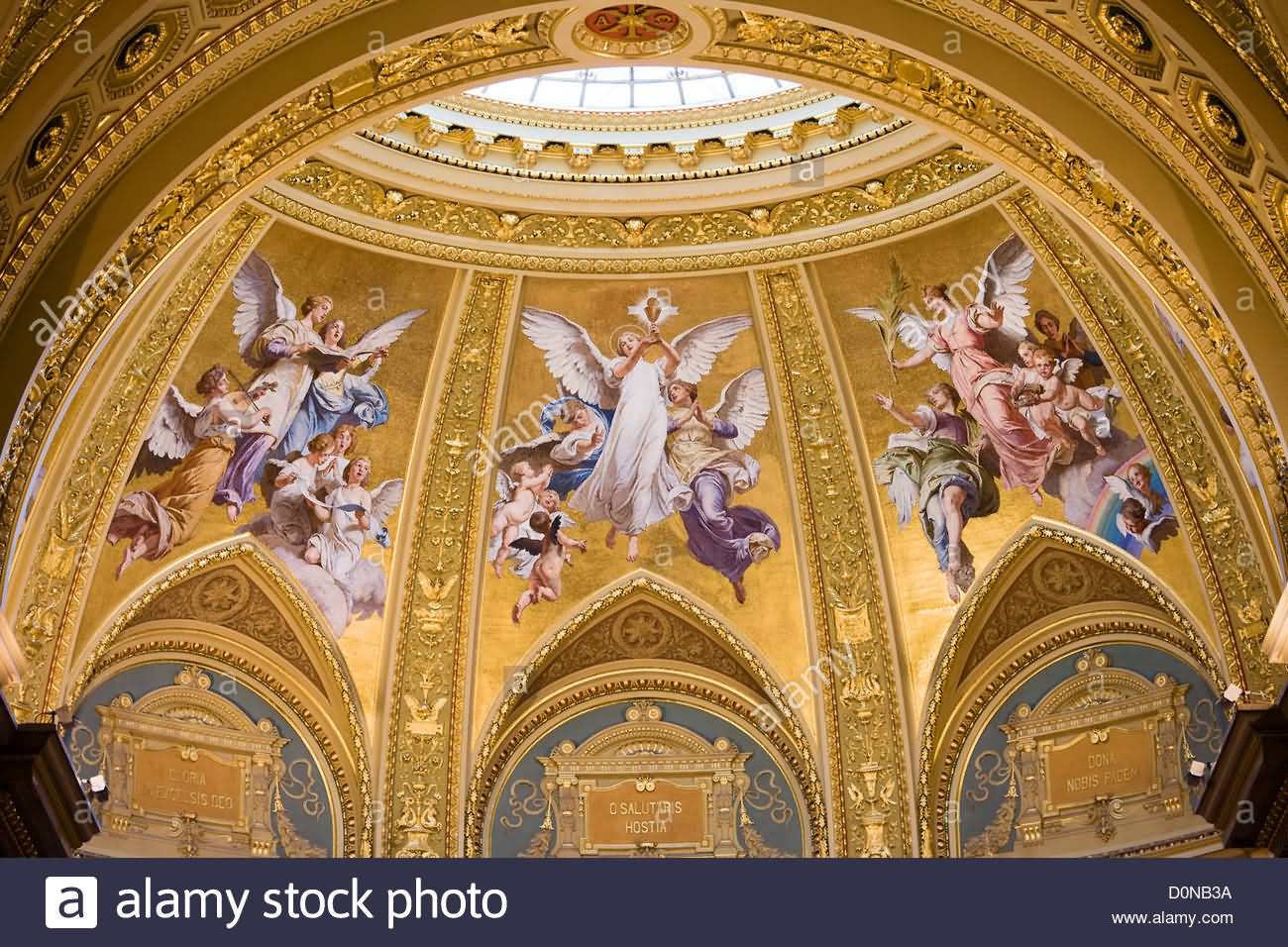 Angels And Cherubs Mosaic Inside The Saint Stephen’s Basilica