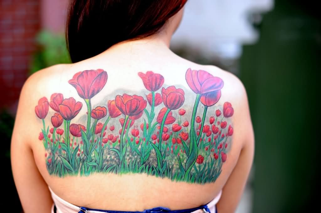 Beautiful Tulip Tattoos For Girls