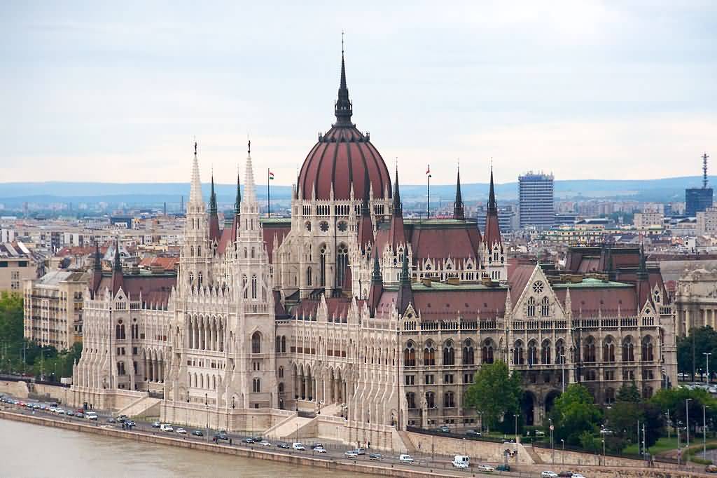 Beautiful View Of The Hungarian Parliament Building