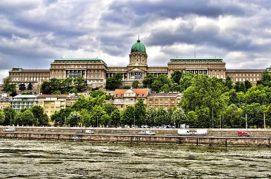 Buda Castle And Danube River View