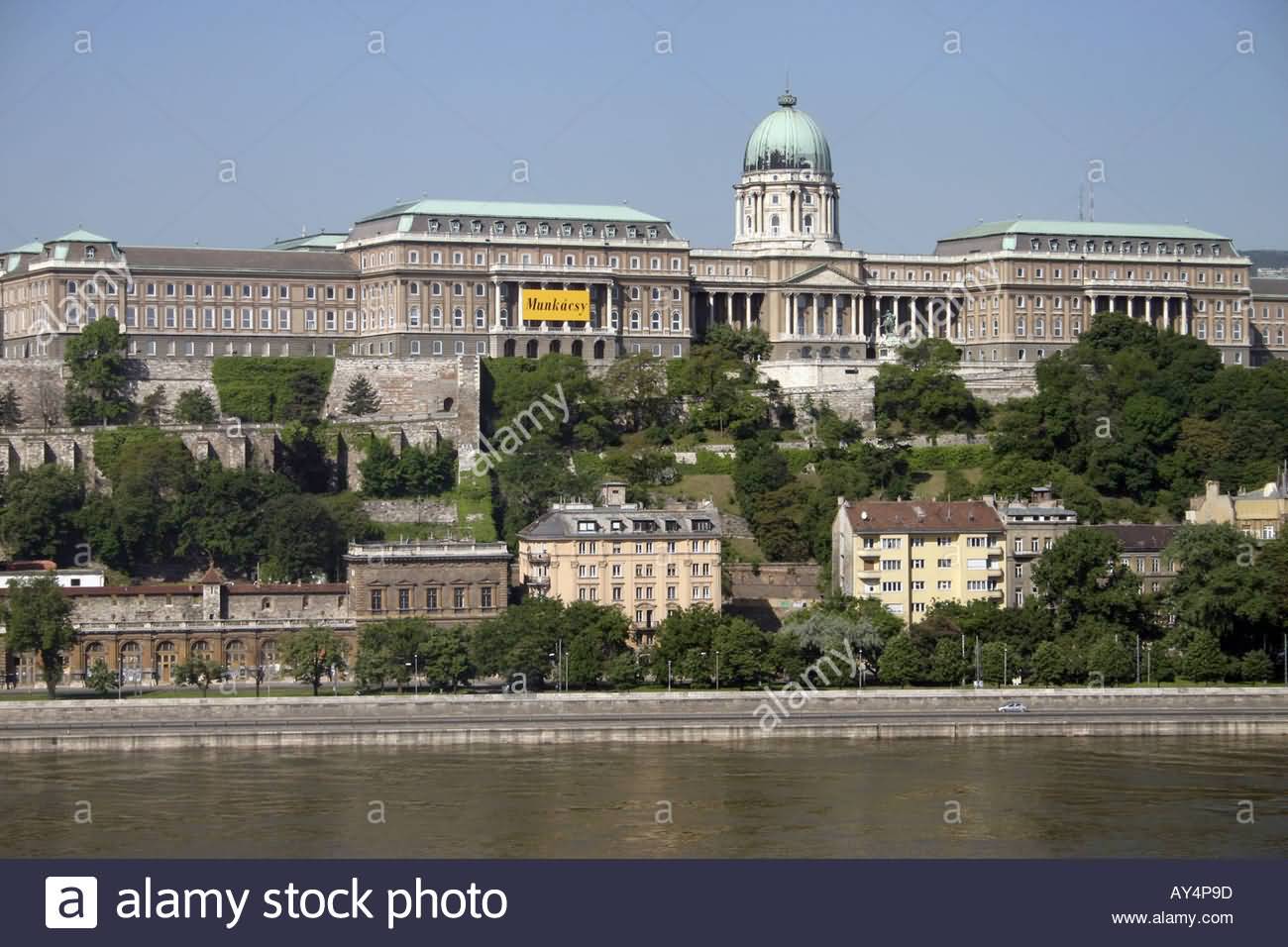 Buda Castle And Royal Palace Overlooking The Danube River In Budapest