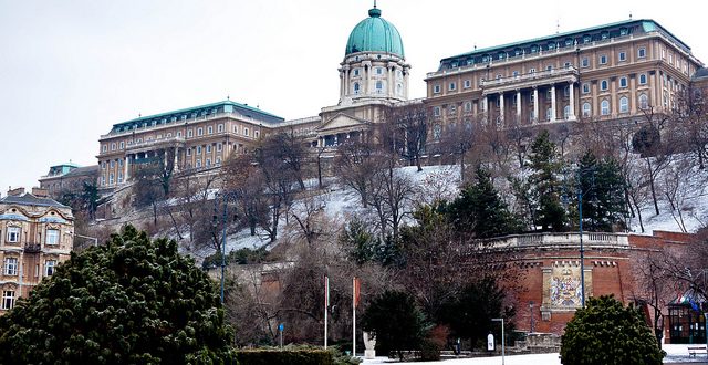 Buda Castle During Winter