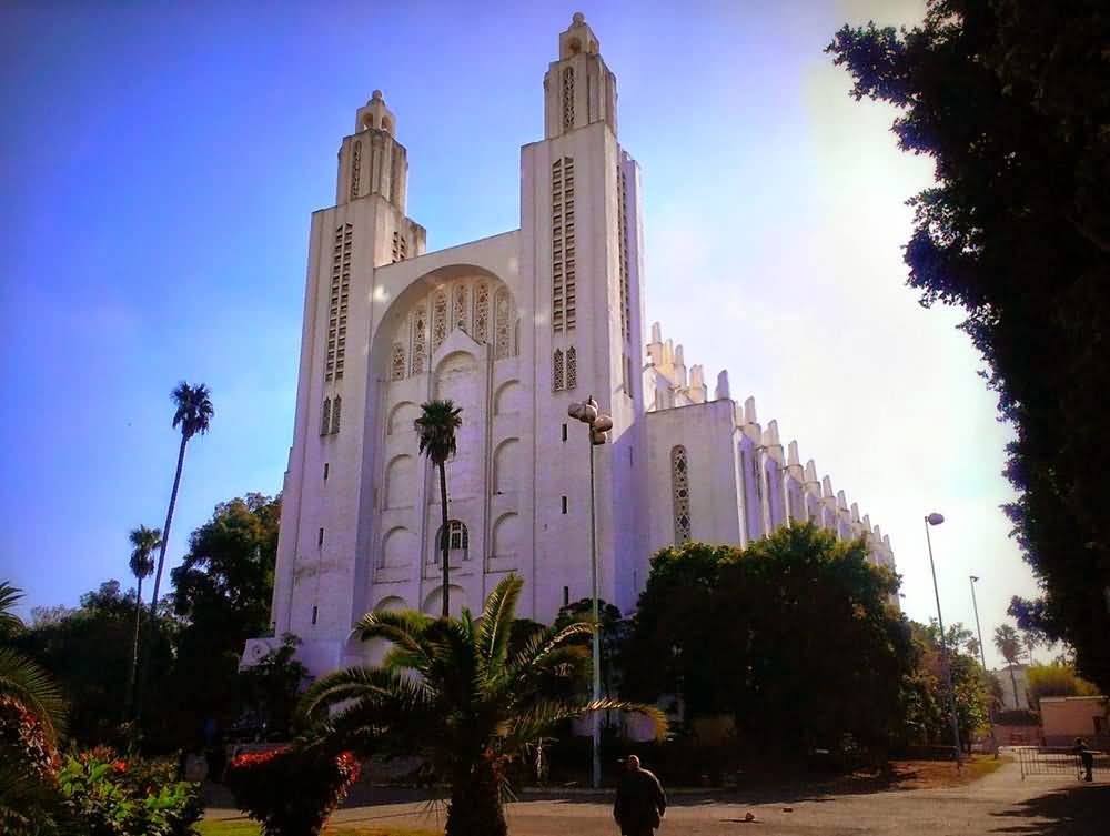 Casablanca Cathedral Side View