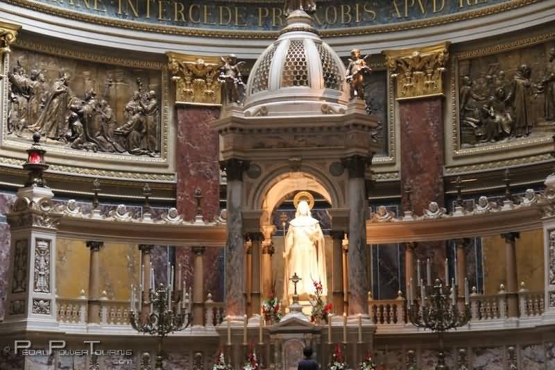 Closeup Of Altar Inside The St. Stephen's Basilica