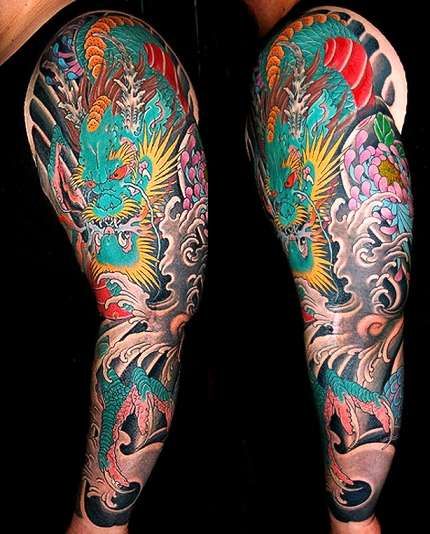 47+ Dragon Tattoos On Sleeve