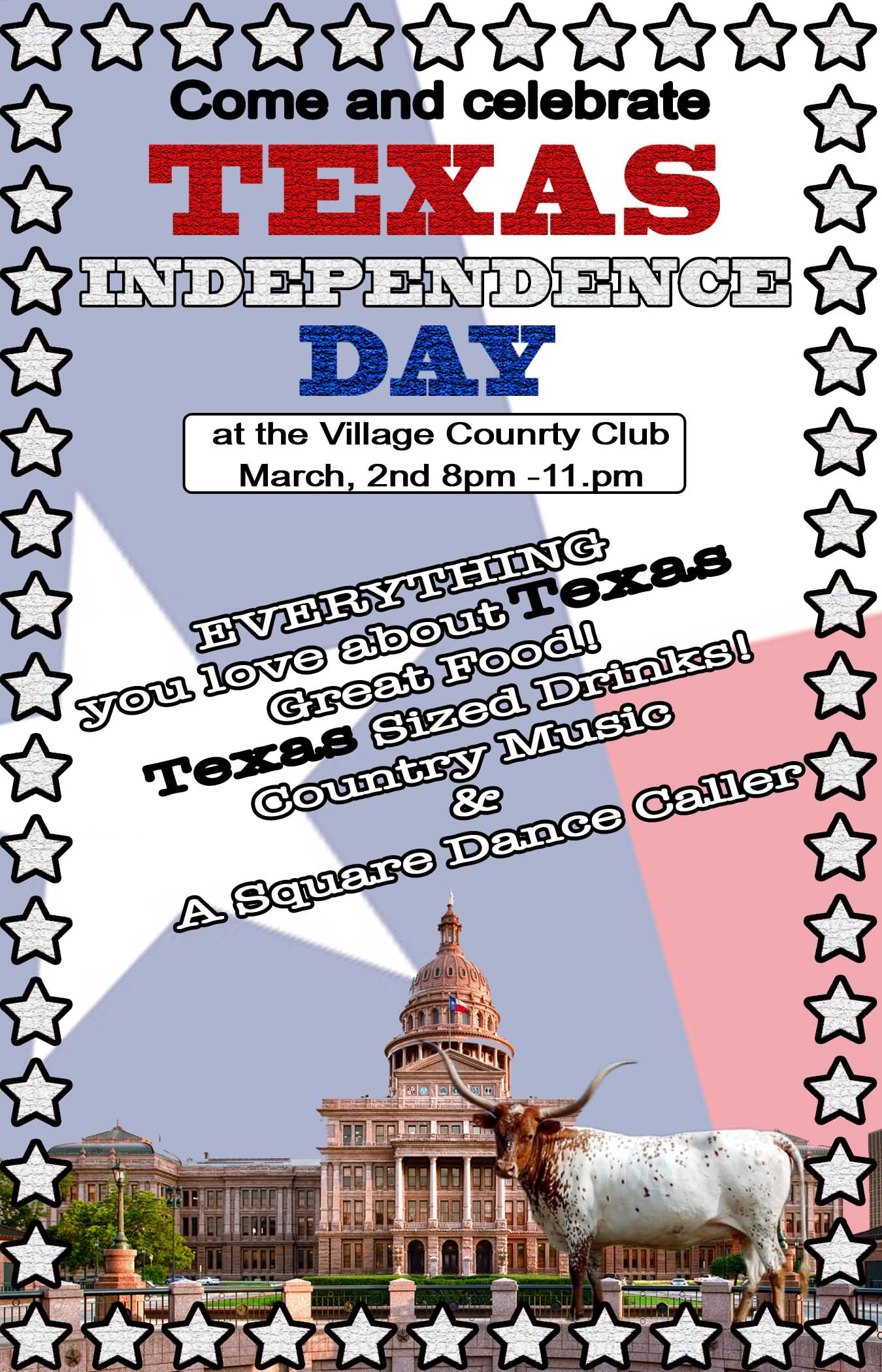 Come And Celebrate Texas Independence Day