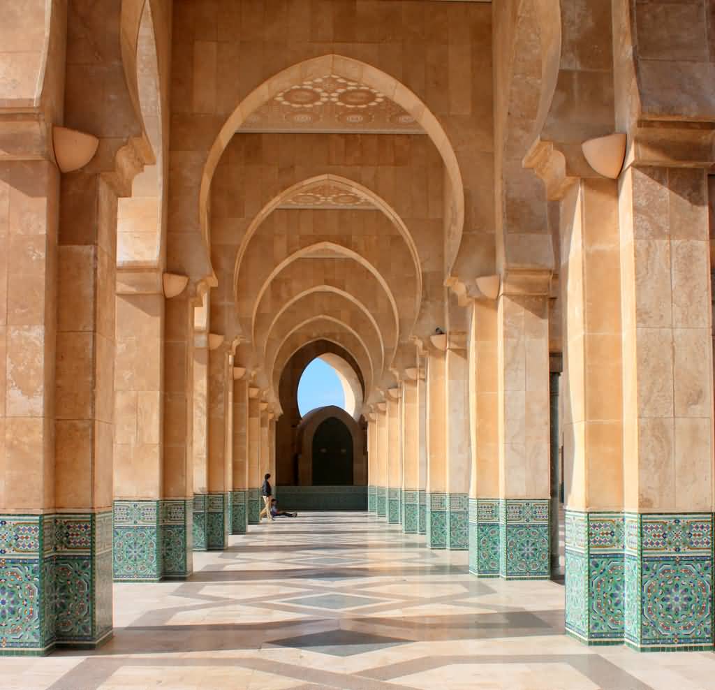 Corridor Of The Casablanca Cathedral