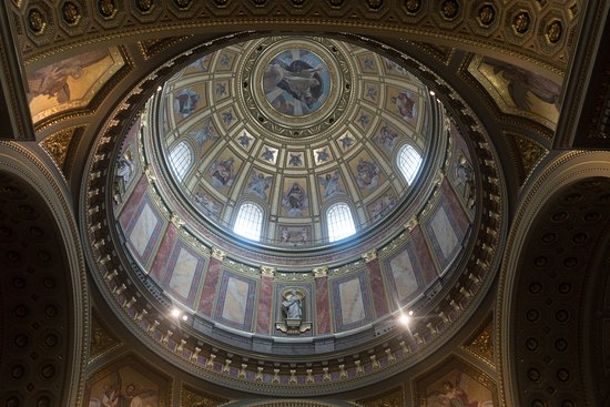 Cupola Inside The St. Stephen's Basilica