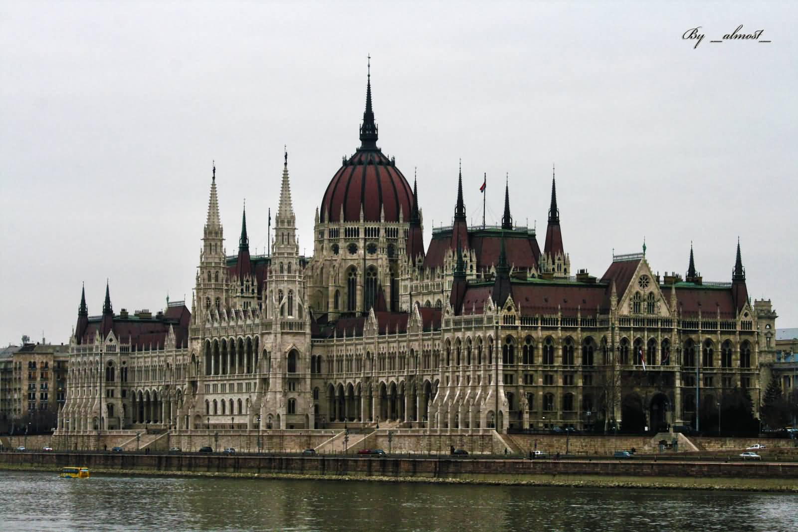Day Time View Of The Hungarian Parliament Building