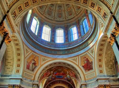 Dome Inside The Esztergom Basilica