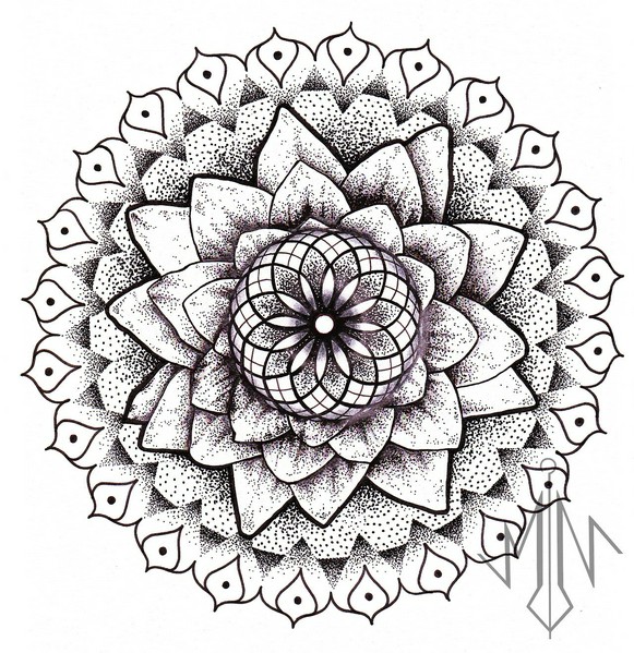 mandala coloring pages lotus flower - photo #28