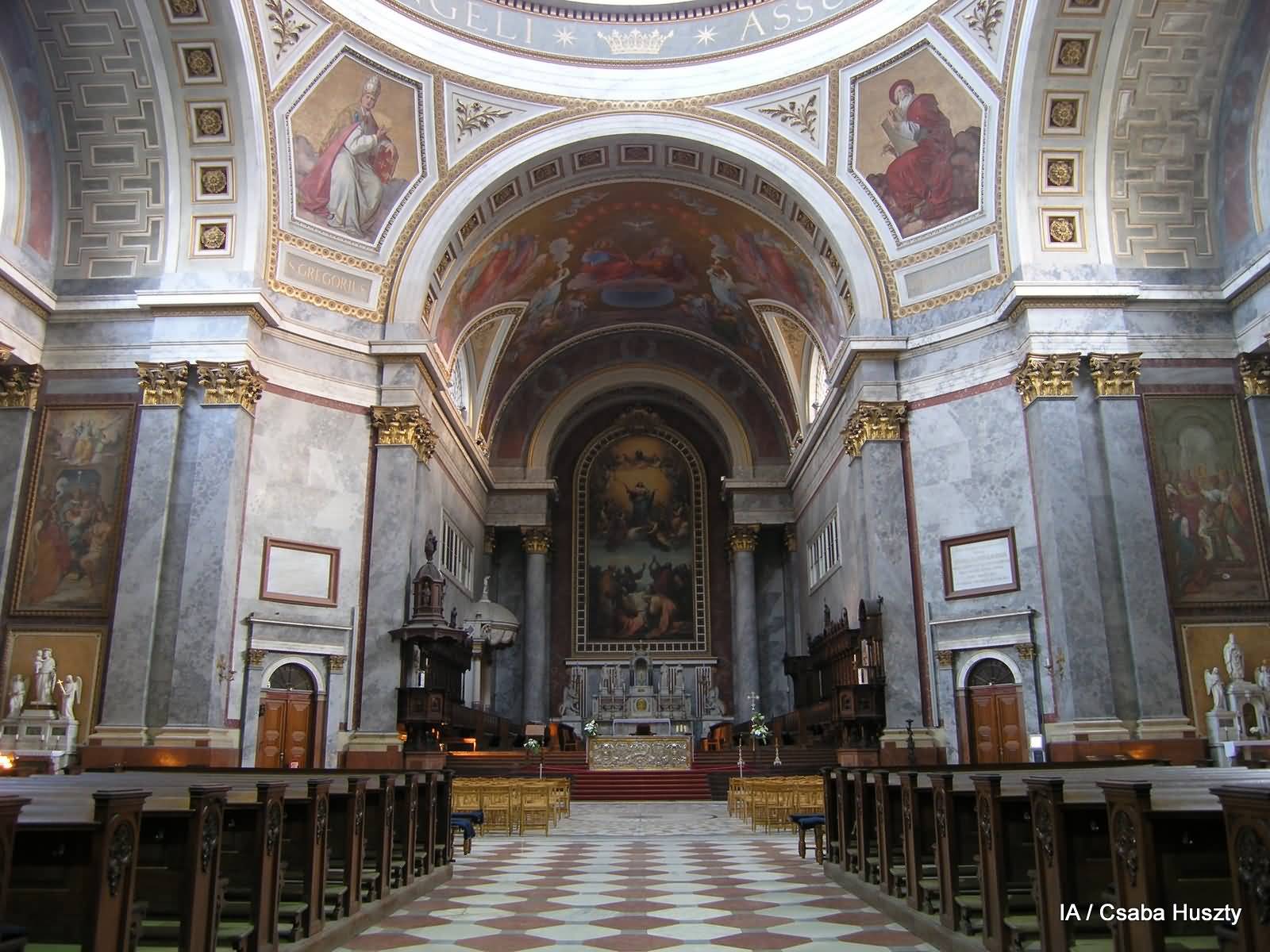 Esztergom Basilica And Organ Inside View
