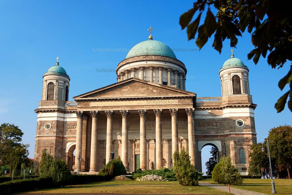 Exterior View Of The Neo Classical Esztergom Basilica