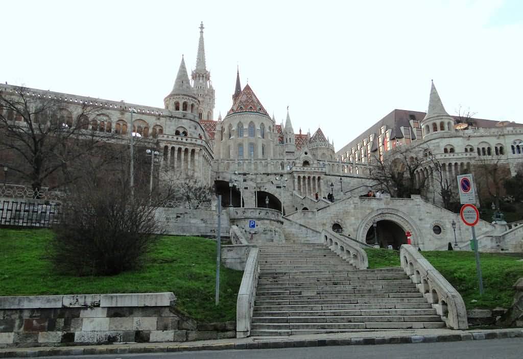 Fisherman’s Bastion And Saint Matthias Church In Budapest