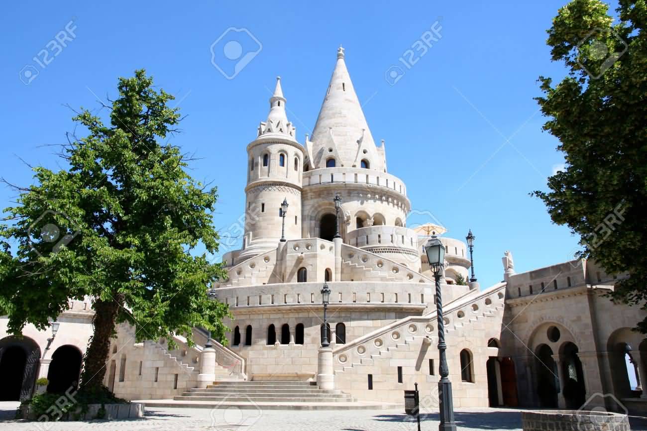 Fisherman's Bastion On The Buda Castle Hill In Budapest