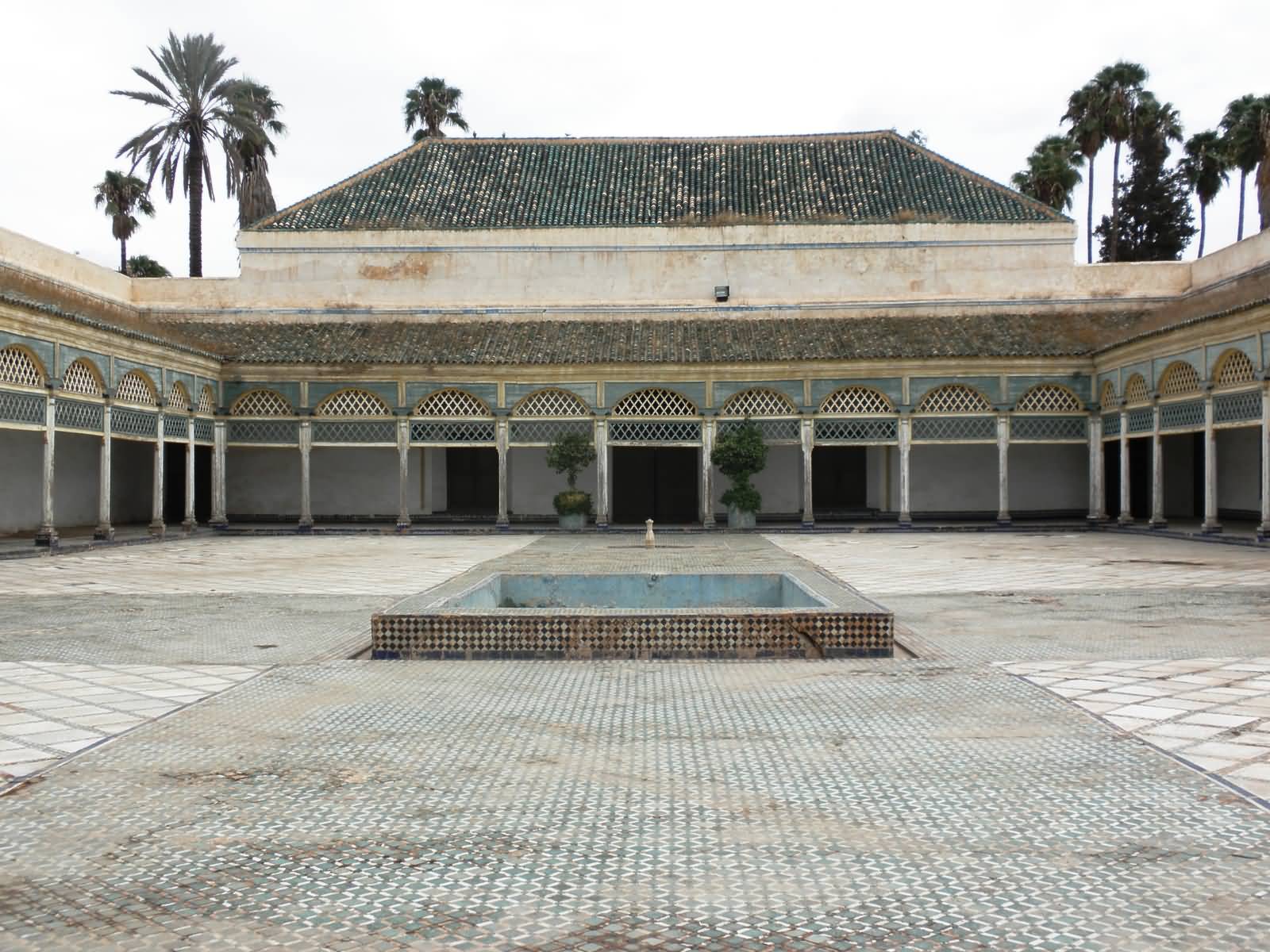 Fountain Inside The Bahia Palace