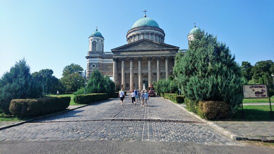 Front Entrance View Of The Esztergom Basilica