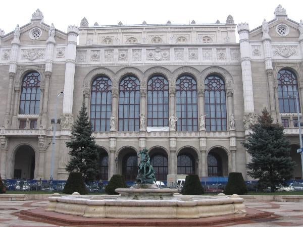 Front Facade Of The Vigadó Concert Hall