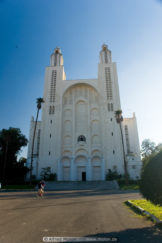 Front View Of Casablanca Cathedral