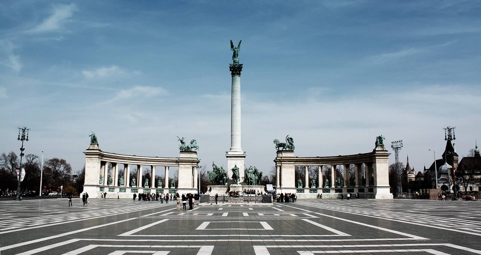 Front View Of The Heroes Square