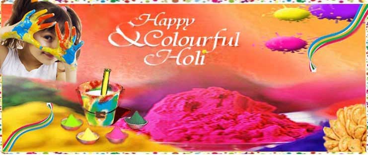 Happy & Colorful Holi Greeting Card
