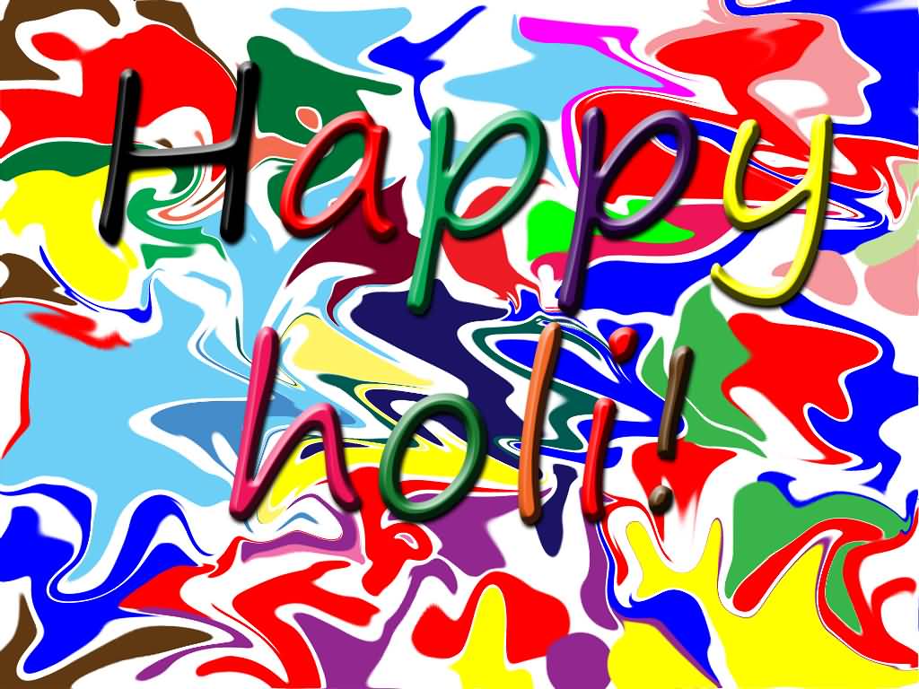 Happy Holi 2017 Colorful Background Picture
