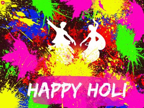 Happy Holi 2017 Colorful Greeting Card