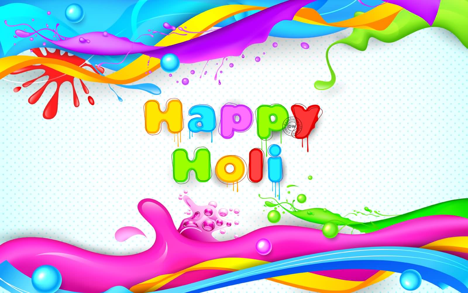 Happy Holi 2017 Colorful Wishes Picture