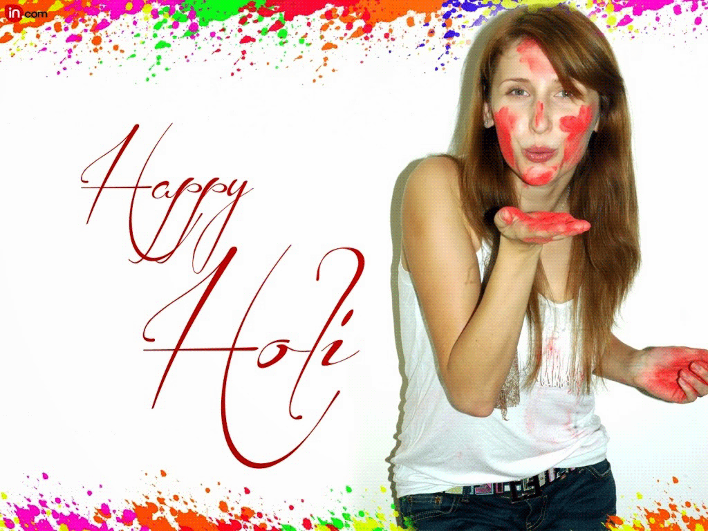 Happy Holi Animated Ecard