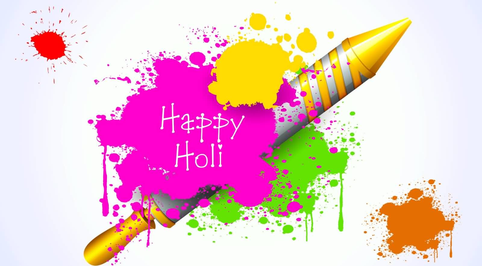 Happy Holi Color Splash