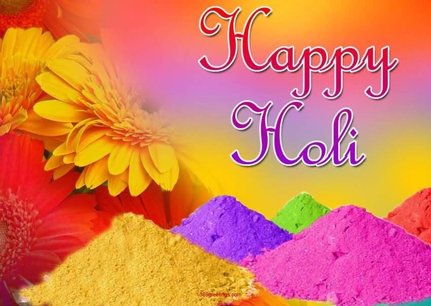Happy Holi Colorful Ecard