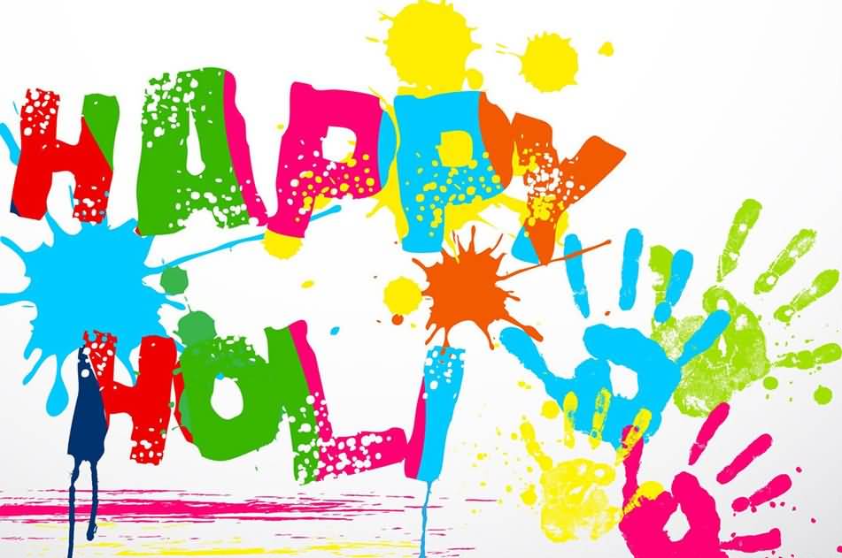 Happy Holi Colorful Wishes Image