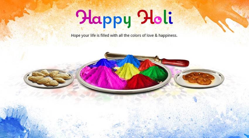Happy Holi Hope Your Life Is Filled With All  The Colors Of Love & Happiness