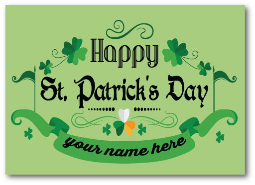 Happy Saint Patrick’s Day Beautiful Greeting Card