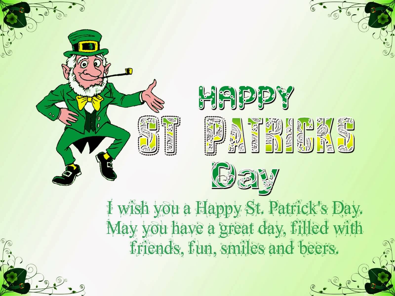 Happy Saint Patrick's Day Greeting Card
